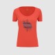 KARPOS CROCUS W T-SHIRT HOT CORAL