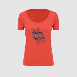 KARPOS CROCUS W T-SHIRT HOT CORAL