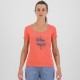KARPOS CROCUS W T-SHIRT HOT CORAL