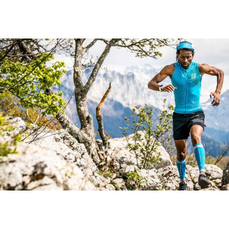 COMPRESSPORT TRAIL POSTURAL TANK TOP HAWAIIANOCEANSHADEDSPRUCE