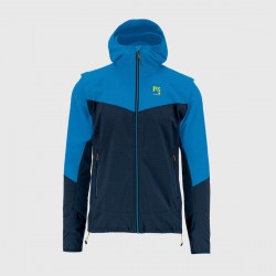 KARPOS LEDE CONVERTIBLE JACKET OUTER SPACE/INDIGO B./TANGERIN