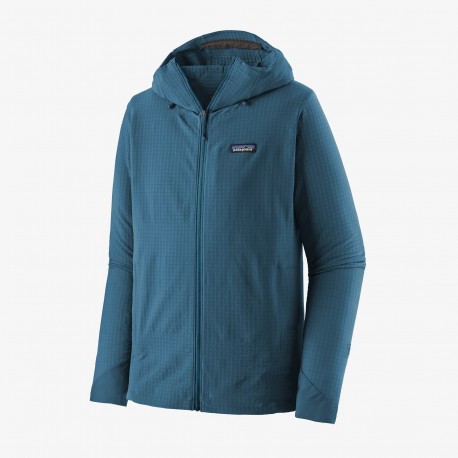 PATAGONIA Men's R1 TechFace Hoody WAVY BLUE