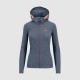KARPOS EASYFRIZZ W FULL-ZIP HOODIE VINTAGE INDIGO/HOT CORAL