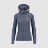 KARPOS EASYFRIZZ W FULL-ZIP HOODIE VINTAGE INDIGO/HOT CORAL