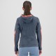 KARPOS EASYFRIZZ W FULL-ZIP HOODIE VINTAGE INDIGO/HOT CORAL