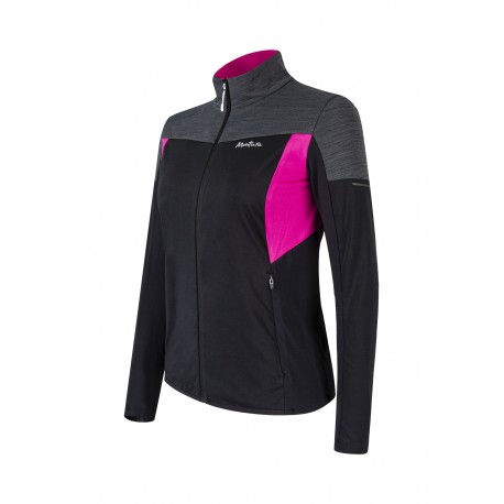 MONTURA PHOENIX MAGLIA WOMAN NERO/INTENSE VIOLET no img! attiva!!!