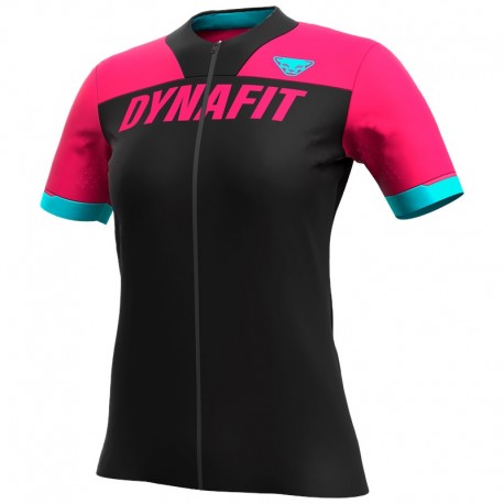 DYNAFIT RIDEFULL ZIP T-SHIRT DONNA LIPSTICK/0910 tg L