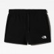 THE NORTH FACE PANTALONCINI LOGOWEAR DA DONNA BLACK