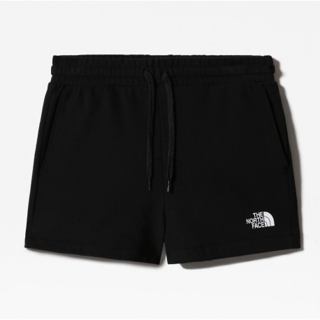 THE NORTH FACE PANTALONCINI LOGOWEAR DA DONNA BLACK