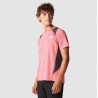 THE NORTH FACE T-SHIRT GLACIER DA UOMO Fiery Red White Heather-Asphalt Grey
