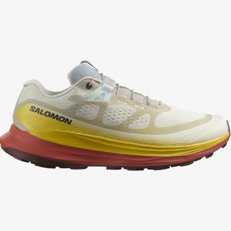 SALOMON ULTRA GLIDE 2 Scarpe da trail running da donna Rainy Day / Freesia / Hot Sauce