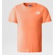 THE NORTH FACE T-SHIRT RELAXED REDBOX DA RAGAZZA Dusty Coral Orange