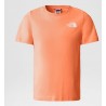 THE NORTH FACE T-SHIRT RELAXED REDBOX DA RAGAZZA Dusty Coral Orange