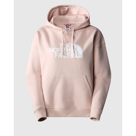 THE NORTH FACE FELPA CON CAPPUCCIO LIGHT DREW PEAK DA DONNA PINK MOSS