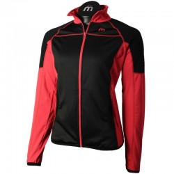MICO MAGLIA MEZZO COLLO FULL ZIP WOMAN - X-PERFORMANCE OUTDOOR NERO FRESIA
