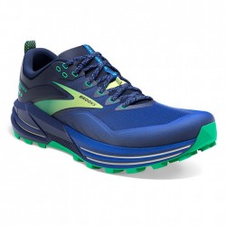 Brooks CASCADIA 16 Scarpe Trail Uomo Blue/Surf the Web/Green EDIZIONE LIMITATA