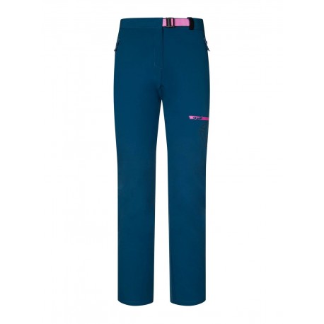 ROCK EXPERIENCE RE.WONDER LAKE PANTALONI DONNA Moroccan Blue-Super Pink