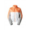 THE NORTH FACE W MA WIND FULL ZIP WHITE/GREY/ORANGE