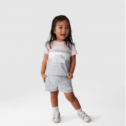 THE NORTH FACE SET COTTON SUMMER DA NEONATO PURDY PINK