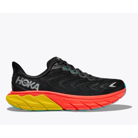 HOKA Uomo Arahi 6 Black / Flame