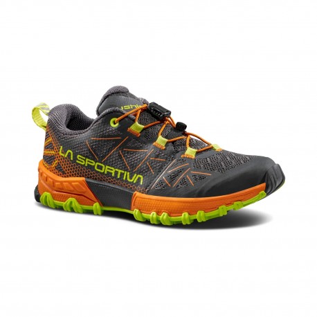 La Sportiva Bushido II JR Carbon/Hawaiian Sun