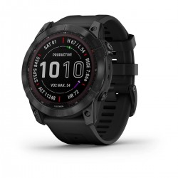 GARMIN FENIX 7X Sapphire Solar Edition Titanium Black DLC con cinturino Black