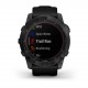 GARMIN FENIX 7X Sapphire Solar Edition Titanium Black DLC con cinturino Black