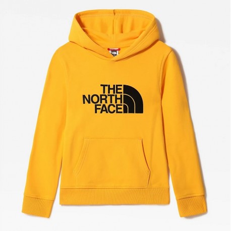 The North Face FELPA CON CAPPUCCIO BAMBINI DREW PEAK SUMMIT GOLD