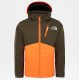 The North Face GIACCA RAGAZZI SNOWQUEST PLUS new taupe green 