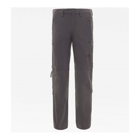 The North Face PANTALONI CONVERTIBILI UOMO EXPLORATION asphalt grey
