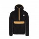 The North Face FELPA UOMO CON CAPPUCCIO CAMPSHIRE WEATHERED BLACK/NEW TAUPE GREEN