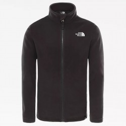 The North Face PILE CON CERNIERA INTEGRALE BAMBINI SNOWQUEST TNF BLACK/TNF WHITE