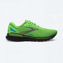 BROOKS Adrenaline GTS 23  Green Gecko/Grey/Atomic Blue