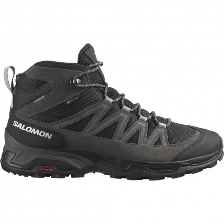 SALOMON X WARD LEATHER MID GORE-TEX DA UOMO Phantom / Black / Magnet