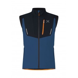 MONTURA SKI STYLE VEST deep blue/mandarin orange
