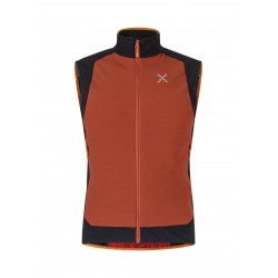 MONTURA PREMIUM WIND VEST TOBACCO/MANDARIN ORANGE