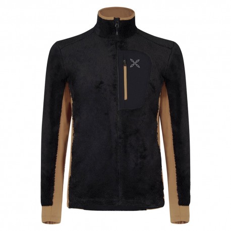 MONTURA REMIND FLEECE JACKET NERO/CASTORO