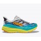 HOKA Stinson 7 donna white / evening primrose
