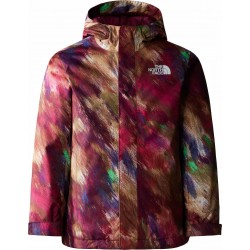 THE NORTH FACE Giacca Snowquest da ragazzi Boysenberry Paint Lightening Small Print