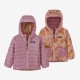 PATAGONIA  Baby Reversible Down Sweater Hoody Fitz Roy Patchwork: Ink Black