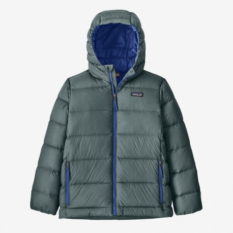 PATAGONIA  Kids' Hi-Loft Down Sweater Hoody NOUVEAU GREEN