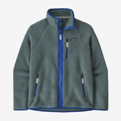 PATAGONIA Men's Retro Pile Fleece Jacket NOUVEAU GREEN