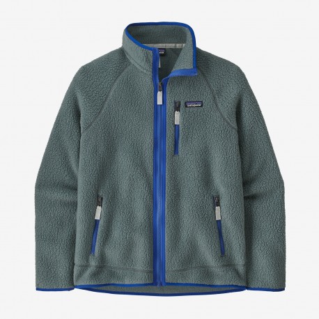 PATAGONIA Men's Retro Pile Fleece Jacket NOUVEAU GREEN