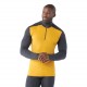 SMARTWOOL Strato base con cerniera 1/4 Classic Thermal Merino da uomo CHARCOAL-HONEY GOLD