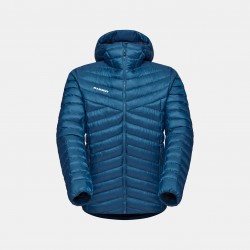MAMMUT ALBULA IN HOODED JACKET MEN DEEP ICE