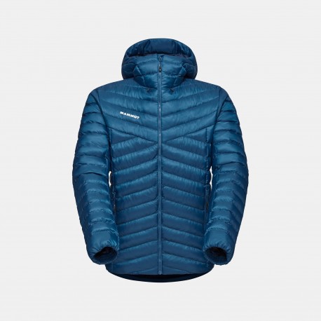 MAMMUT ALBULA IN HOODED JACKET MEN DEEP ICE
