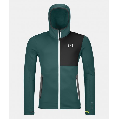 ORTOVOX FLEECE HOODY M DARK PACIFIC