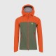 KARPOS VALSESIA SHELL JACKET THYME/SPICY ORANGE