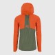 KARPOS VALSESIA SHELL JACKET THYME/SPICY ORANGE