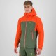 KARPOS VALSESIA SHELL JACKET THYME/SPICY ORANGE